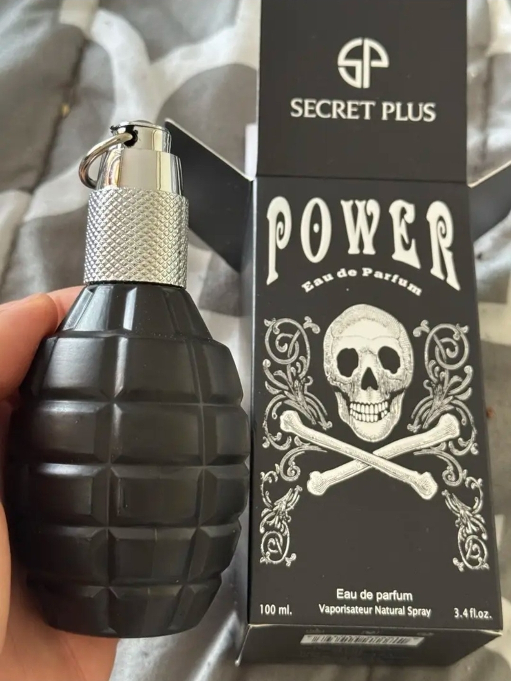 💣 Secret Plus “Power” Eau De Parfum 3.4oz Grenade Bottle Men’s Cologne NEW